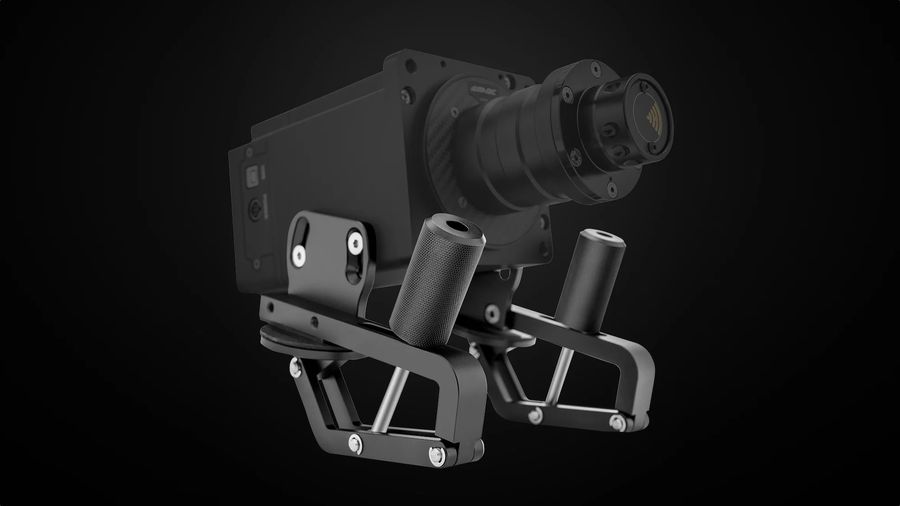 Support de bureau Simagic P-DFT en aluminium, fixation stable pour &eacute;quipement simracing sur bureau