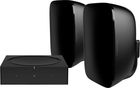 Sonos AMP + B&W AM1 Noir (la paire)
