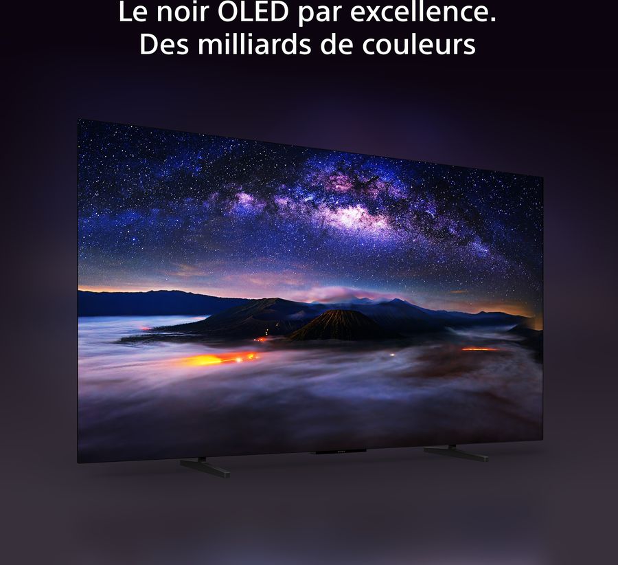 T&eacute;l&eacute;viseur 4K Sony 48 Bravia 6 avec TRILUMINOS Pro, HDR10, HLG et Dolby Vision pour des couleurs riches et nuanc&eacute;es.