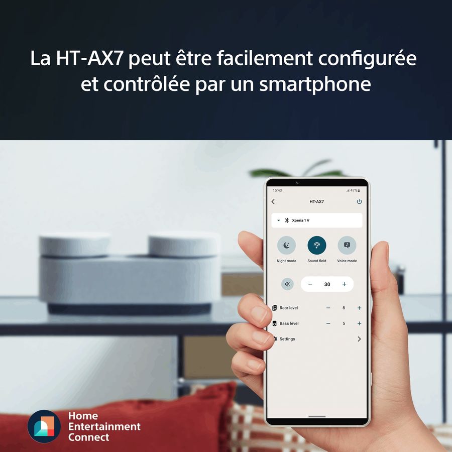 Vue technologique : application de contr&ocirc;le