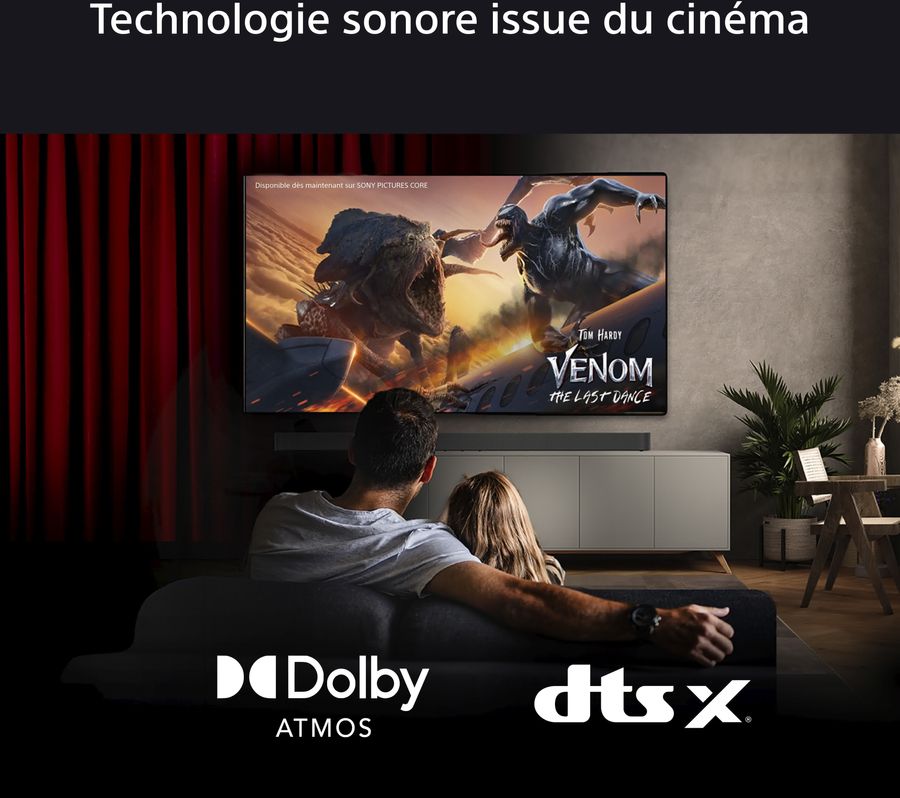 Compatibilité Dolby Atmos et DTS:X barre de osn Sony BRAVIA Theatre Bar 6 Compatibilité Dolby Atmos et DTS:X