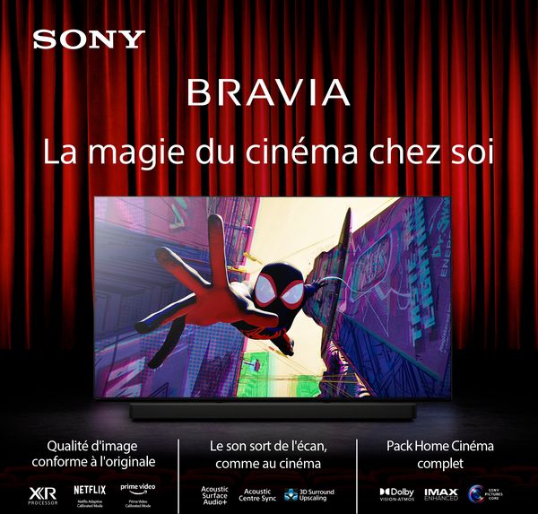  Sony 55 BRAVIA 8 (Sony 55XR80) : la magie du cinéma chez soi