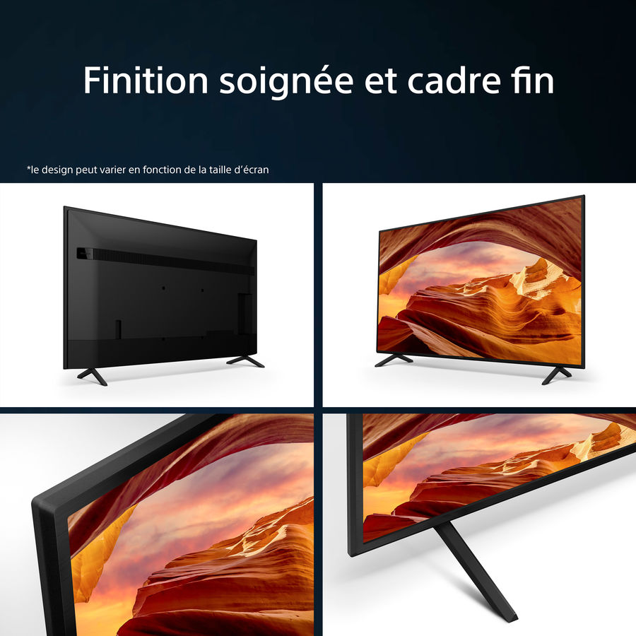 Sony KD-65X75WL : design minimaliste 