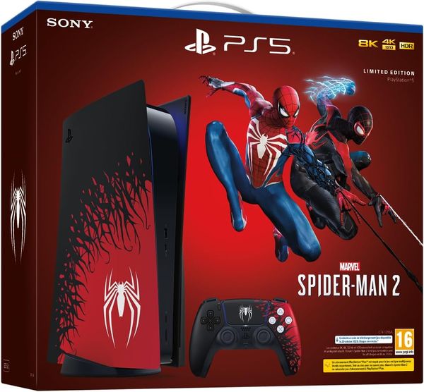 Manette sans fil Sony DualSense pour PS5 Edition Limitée Marvel's Spider-Man  2