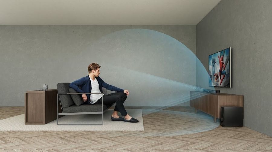 La console PS5 Slim peut d&eacute;coder le Dolby Atmos afin d'offrir aux joueurs une son immersif.