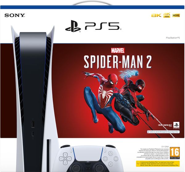 PS5 Console standard Sony PlayStation (avec lecteur) inclus 2x manette  Dualsense compatibles pour PS5 : : Jeux vidéo