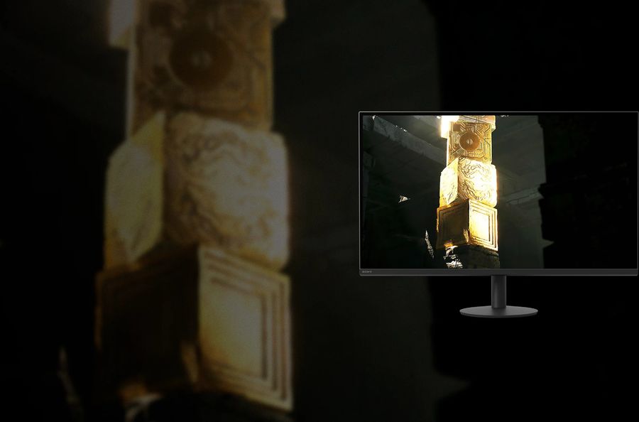 Le moniteur de jeu Sony INZONE M9 II prend en charge le HDR pour des images contrastées.