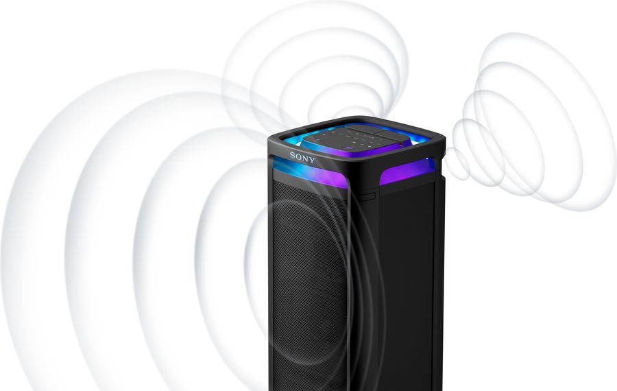 Diffusion sonore à 360° Sony ULT Tower 9AC