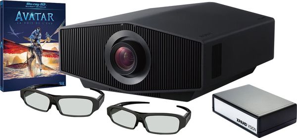 Sony VPL-XW7000 Noir + AE125-RF-PRO-S + 3D Glasses Lite RF X105 + Avatar