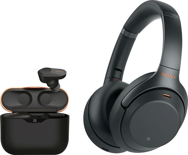 Sony WH-1000XM3 Noir + WF-1000XM3 Noir - Casques Bluetooth
