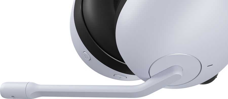 O microfone do headset gamer Sony INZONE H9 é ideal para conversar e fazer transmissões ao vivo na Twitch.