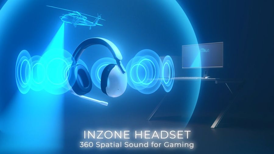 O headset gamer Sony INZONE H9 oferece espacialização sonora excepcional e é compatível com o áudio 3D Tempest do PS5.