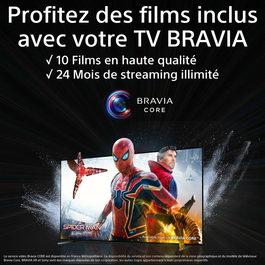 Sony XR-65X95L : Bravia Core