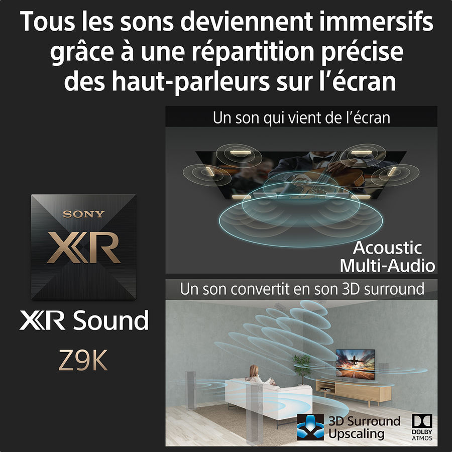 Sony XR-75Z9K : 3D Surround XR