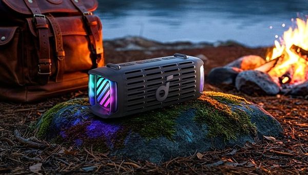 Enceinte Bluetooth Soundcore Boom 3i &eacute;tanche IP68 et flottante, avec puissance de 50 W et autonomie de 16 heures