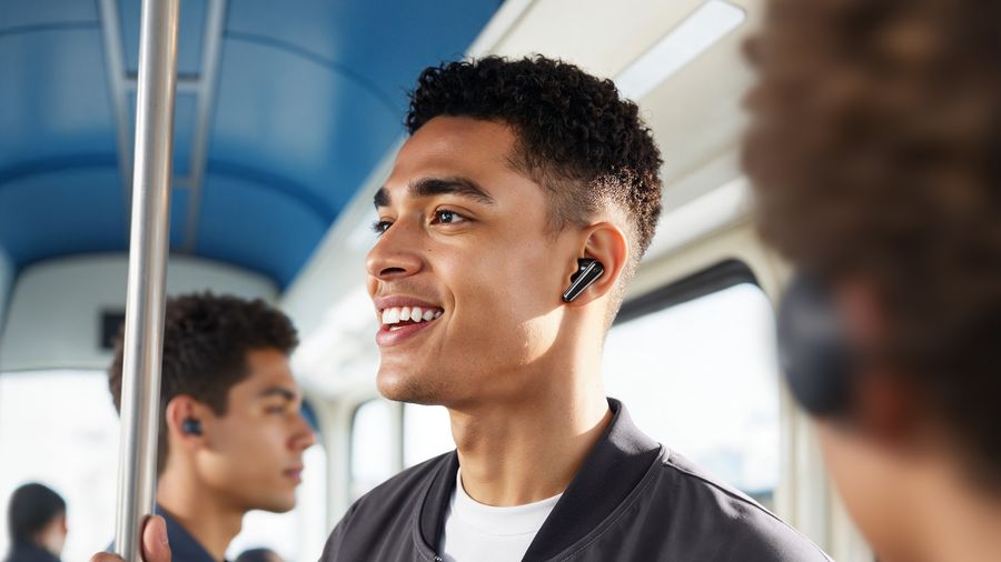 Écouteurs Soundcore Liberty 5 avec réduction de bruit adaptive ANC 3.0 et micro IA.