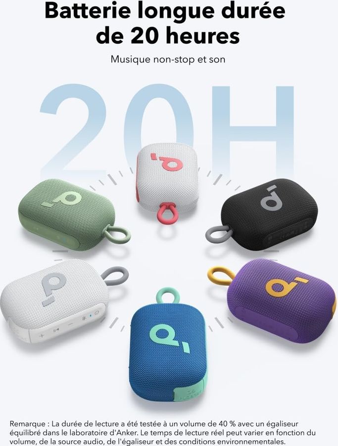 Enceinte autonome Soundcore Select 4 Go avec jusqu&rsquo;&agrave; 20 heures d&rsquo;autonomie
