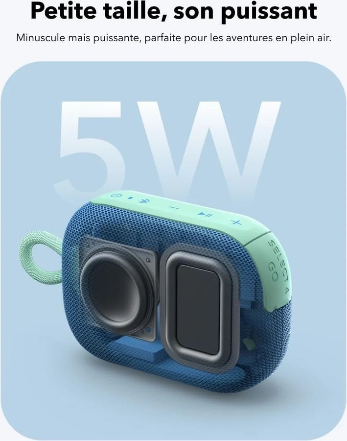 Enceinte portable Soundcore Select 4 Go avec puissance sonore de 5 W
