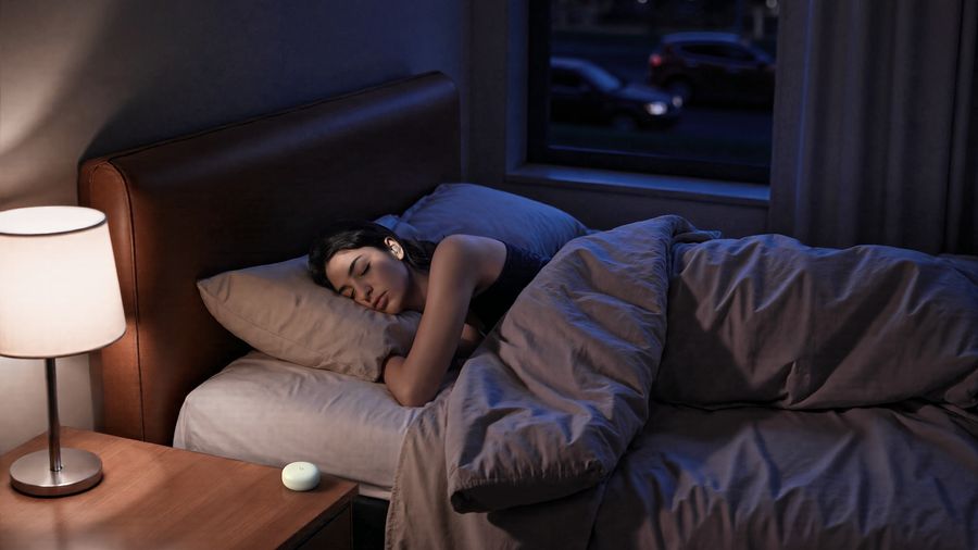Écouteurs Soundcore Sleep A30 avec 45 h d’autonomie et recharge USB-C pour un sommeil prolongé.