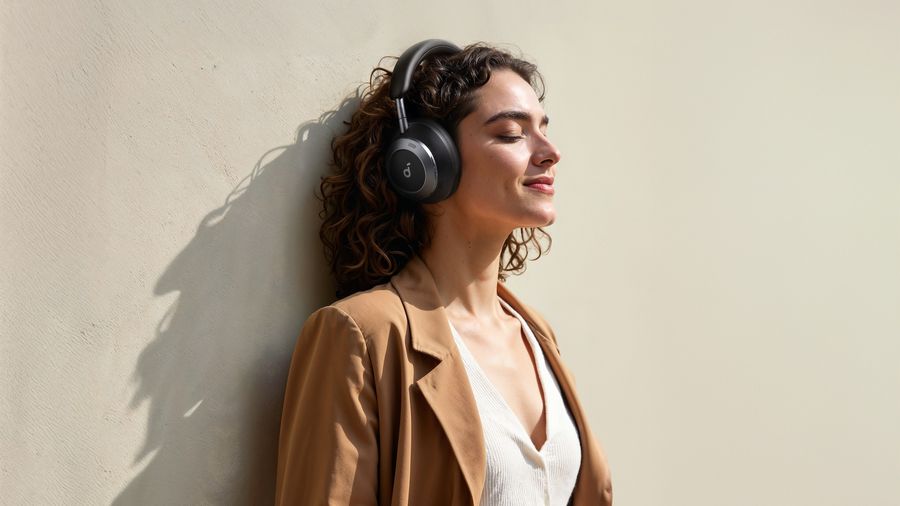 Casque Soundcore Space One Pro certifié Hi-Res, avec transmission LDAC haute qualité.