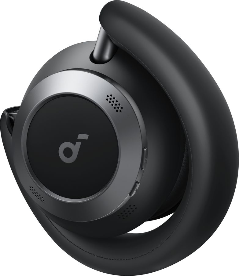 Casque pliable Soundcore Space One Pro avec technologie FlexiCurve et design compact.