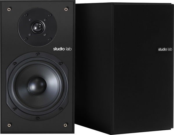 Enceinte Studio Lab SLB 102A – Haut-parleur Amplifié Bluetooth AptX HD, Connectique RCA/Optique/USB, 120W, Noyer