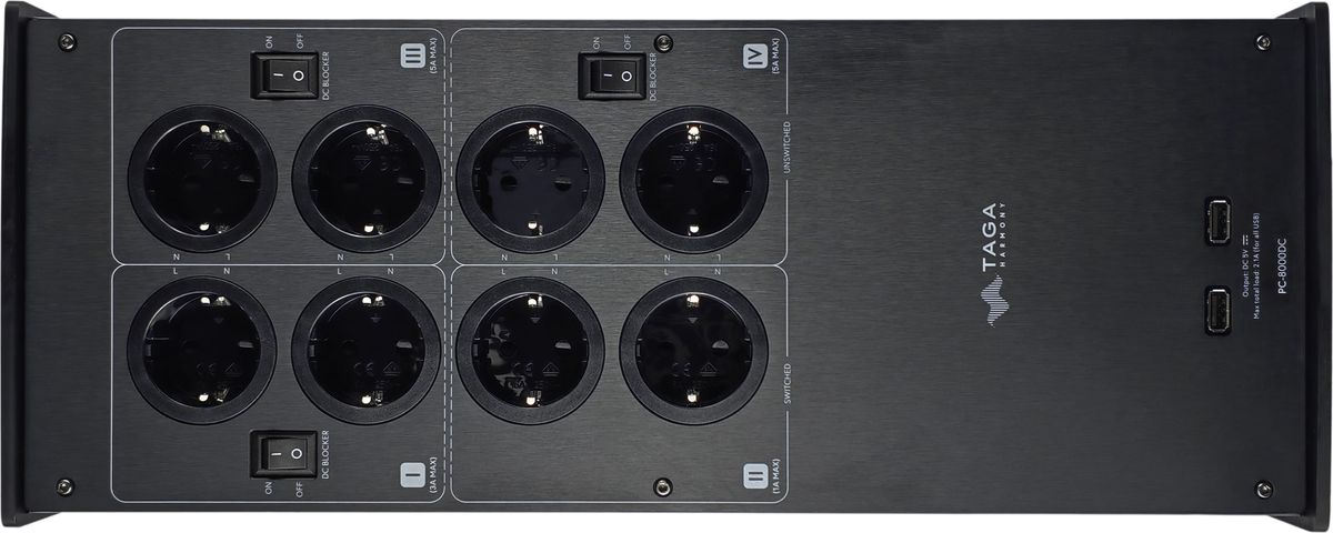 Multiprise filtrée Taga Harmony PC-8000DC