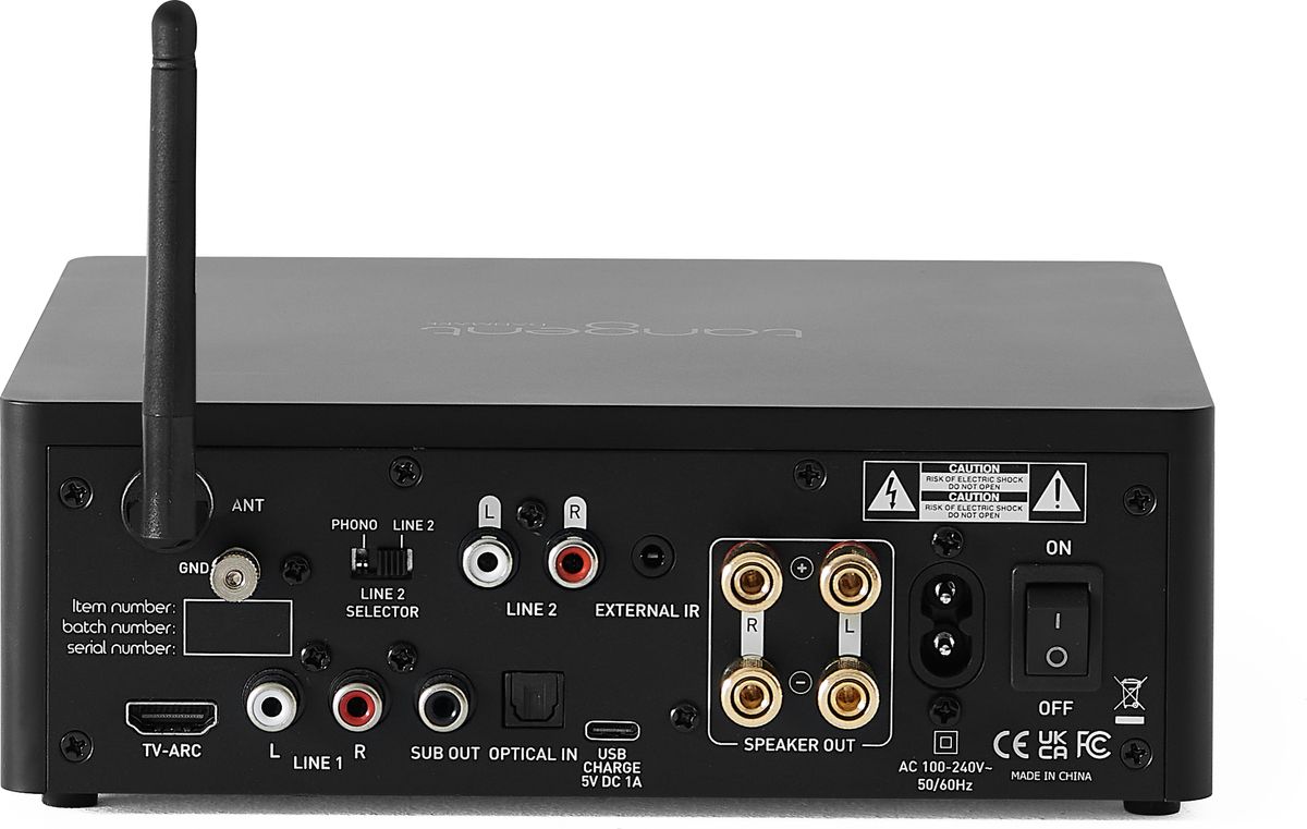 Connectique de l'ampli Tangent Ampster BT III