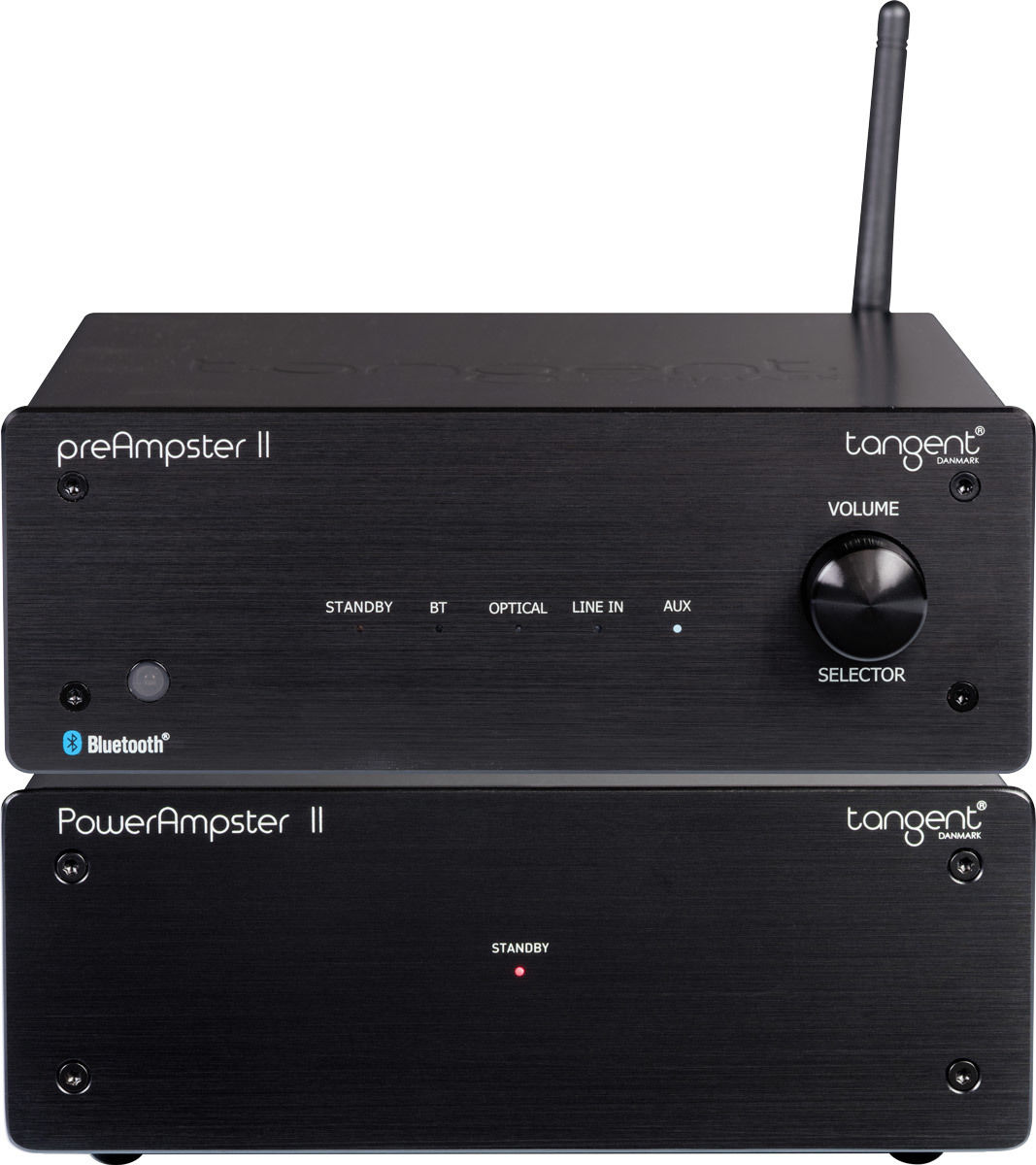 Amplis hi-fi stéréo Tangent PowerAmpster II et PreAmp II