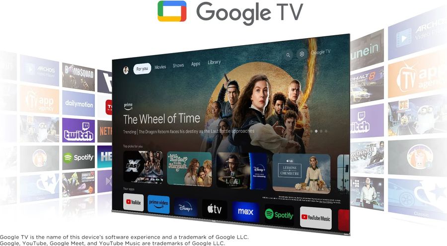 TV connectée, interface Google TV