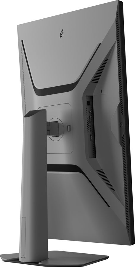 Moniteur gaming TCL 27P2A en mode portrait gr&acirc;ce &agrave; sa rotation &agrave; 90&deg;.
