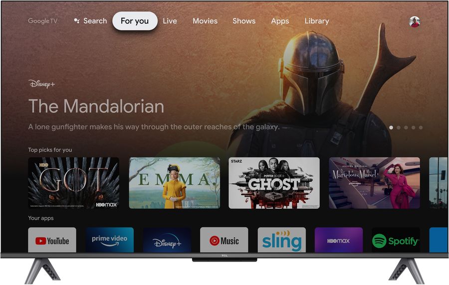 TCL 43QLED770 : QLED 4K, Dolby Vision, HDR10+