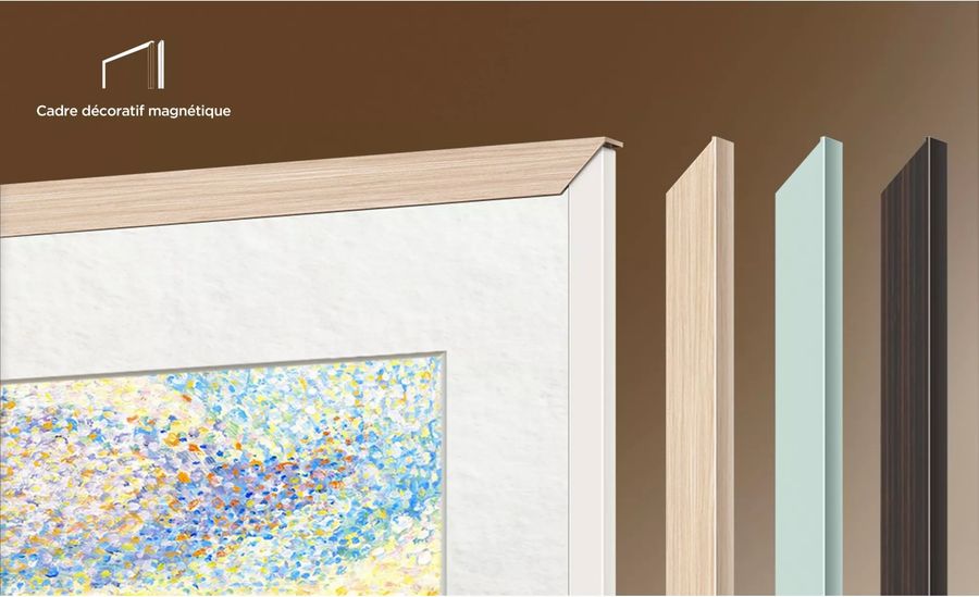  TCL NXTVISION 65A300 Pro NXTFrame : cadres décoratifs aimantés