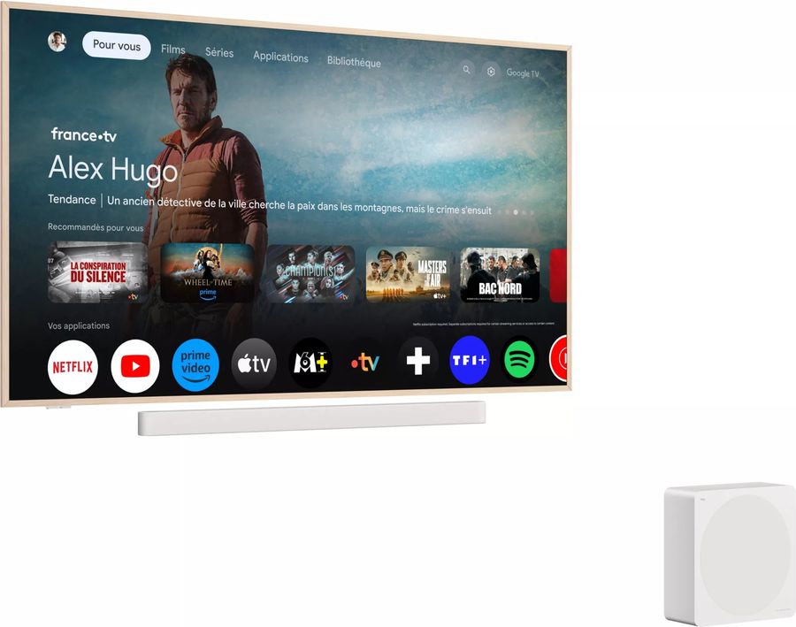 TCL NXTVISION 65A300 Pro : Google TV intégré