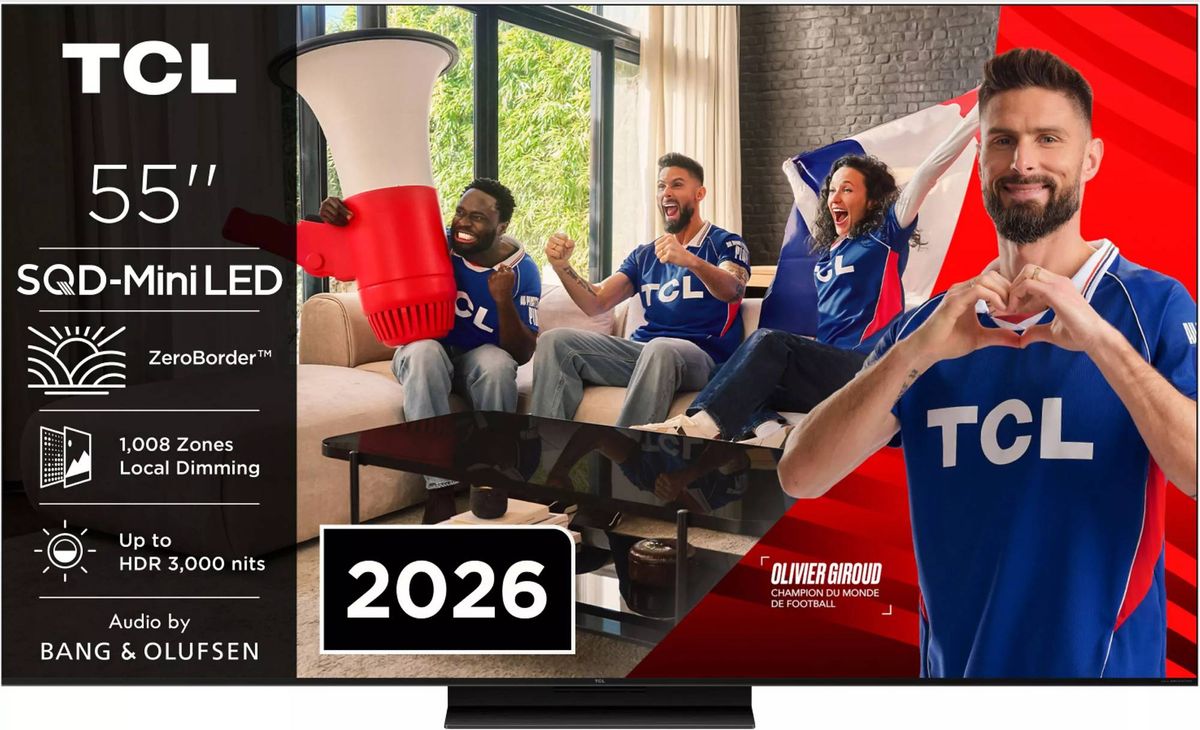 TCL  C8l 55c8l Tv 139,7 Cm (55"") 4k Ultra Hd Smart Tv Wifi Noir 6000 Cd/m&sup2;