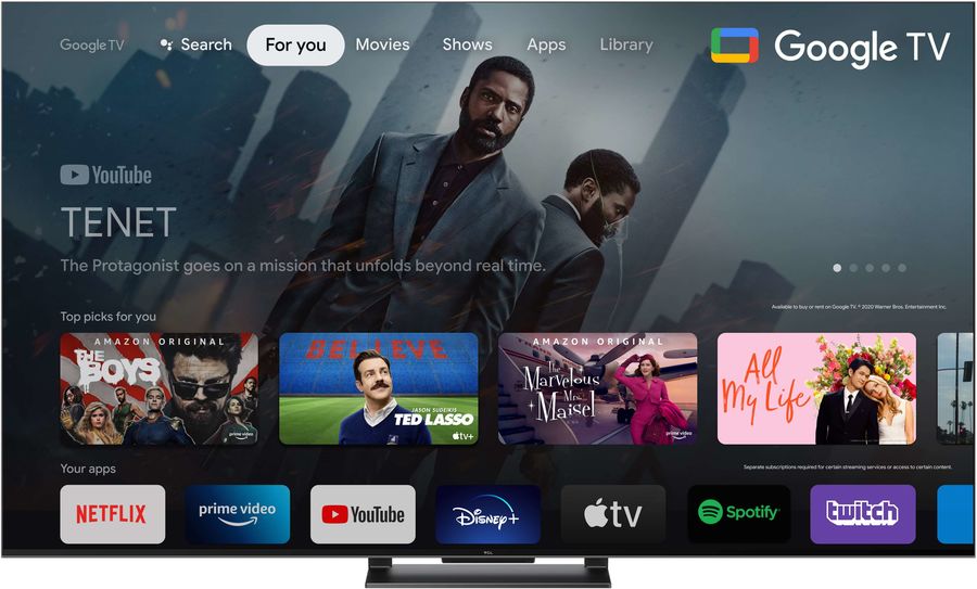 TCL 55QLED870 : Google TV/Assistant, Chromecast TCL 55QLED870 : Google TV/Assistant, Chromecast
