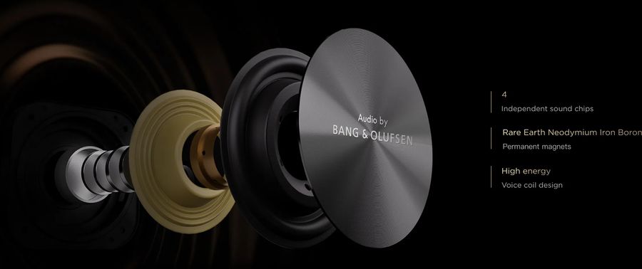 T&eacute;l&eacute;viseur TCL 65C8L avec syst&egrave;me audio Bang & Olufsen compatible Dolby Atmos et DTS:X.