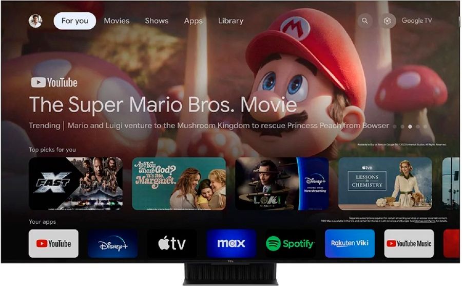 TV connectée, interface Google TV TV connectée, interface Google TV