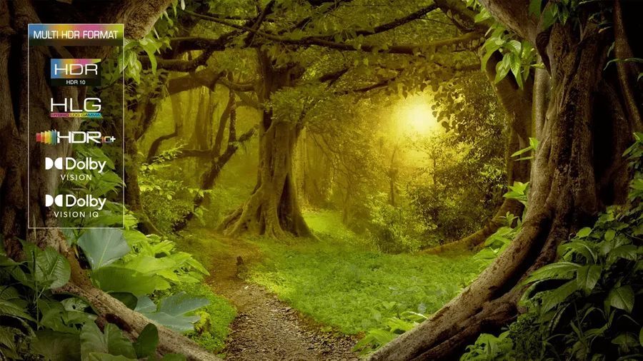 TV TCL 75C8K avec HDR10+ et Dolby Vision