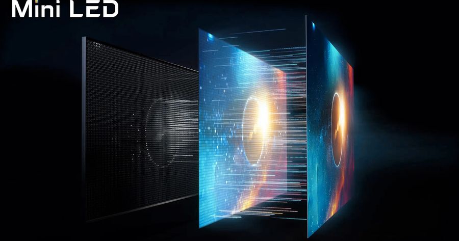 TCL 98MQLED98 (98C955) : rétroéclairage Mini-LED