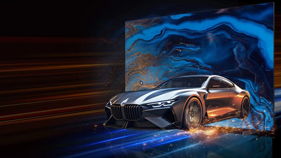 T&eacute;l&eacute;viseur TCL 98P8L 4K 144 Hz avec Game Accelerator 288 Hz VRR, AMD FreeSync et processeur AiPQ.