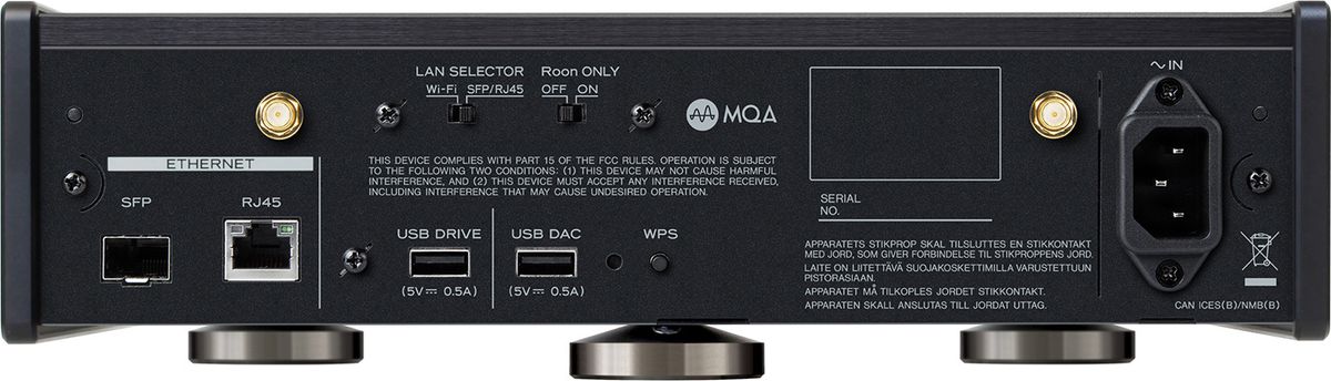 Connectique du Teac NT-507 T