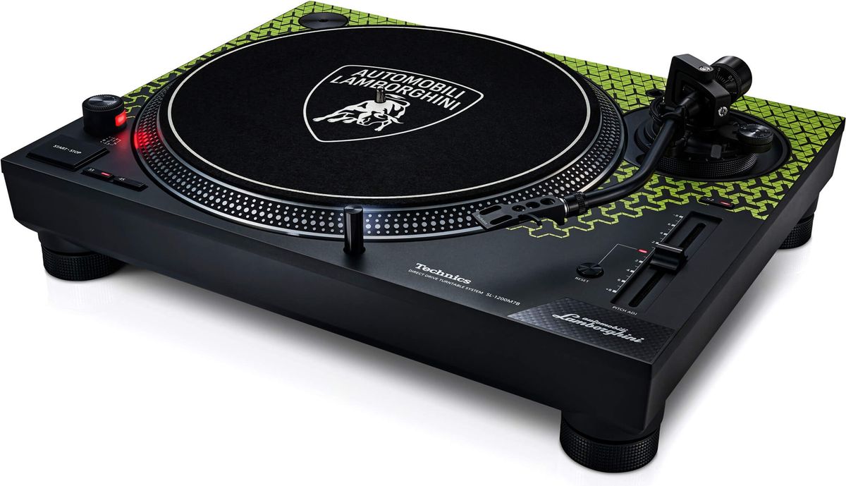 Platines vinyle hi-fi Technics SL-1200M7B Spéciale Edition Lamborghini Vert