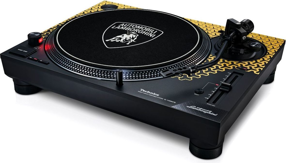 Platines vinyle hi-fi Technics SL-1200M7B Jaune Spéciale Edition Lamborghini