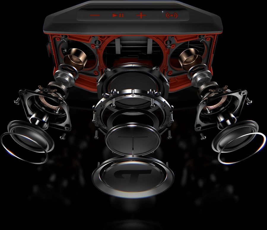 Vue intérieure Teufel Rockster Go 2 Vue intérieure Teufel Rockster Go 2