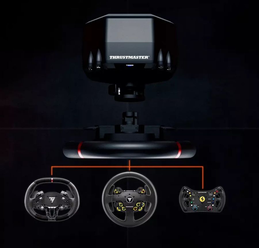 La base direct drive Thrustmaster T598 fonctionne avec les autres volants conçus par la marque.