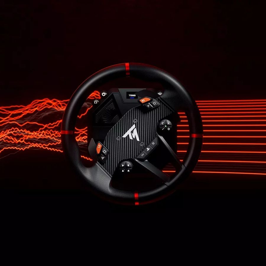 Le volant Sportcar inclus avec la base Thrustmaster T598 dispose de 13 boutons d'action.