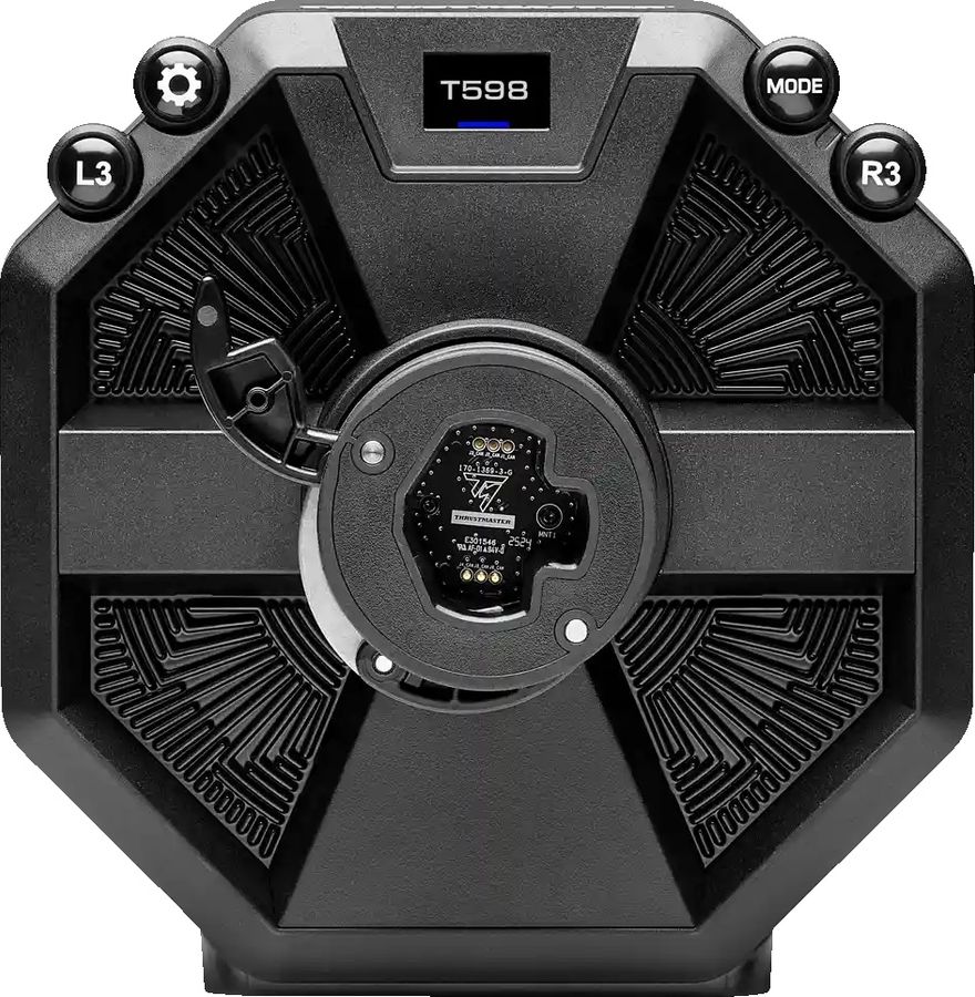 La base direct drive Thrustmaster T598 élimine les effets de cogging, ce qui rend l'expérience plus fluide et réaliste.