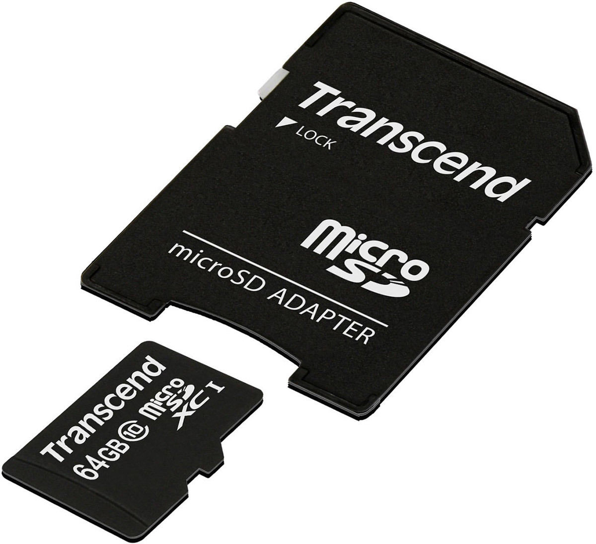 Cartes mémoires Transcend MicroSD Class 10 64 Go