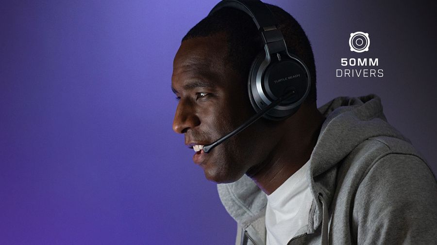 Le micro casque gamer Turtle Beach Stealth Pro PS5 est équipé de transducteurs de 50 mm.